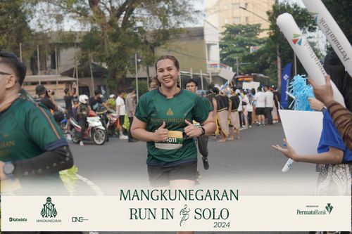 Race photo from Mangkunegaran Run 2024