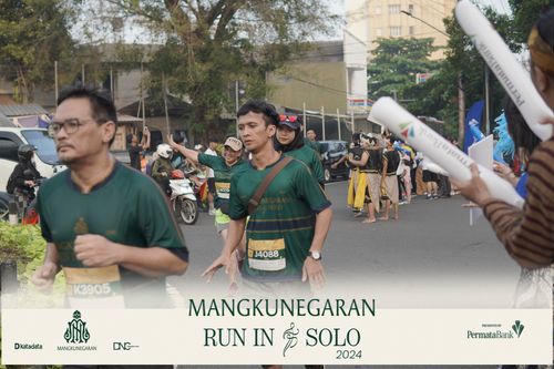 Race photo from Mangkunegaran Run 2024