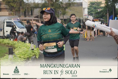 Race photo from Mangkunegaran Run 2024