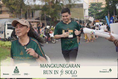 Race photo from Mangkunegaran Run 2024