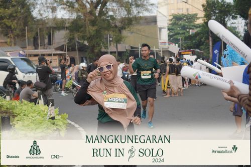 Race photo from Mangkunegaran Run 2024