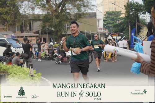 Race photo from Mangkunegaran Run 2024