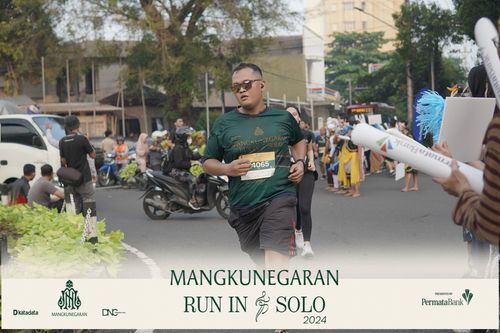 Race photo from Mangkunegaran Run 2024