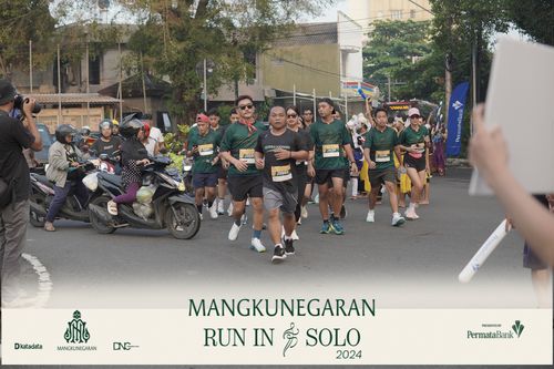 Race photo from Mangkunegaran Run 2024