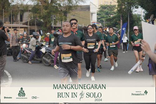 Race photo from Mangkunegaran Run 2024