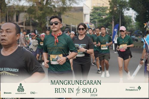 Race photo from Mangkunegaran Run 2024