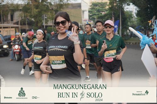 Race photo from Mangkunegaran Run 2024