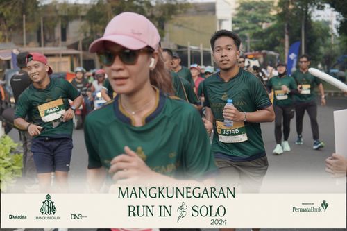 Race photo from Mangkunegaran Run 2024