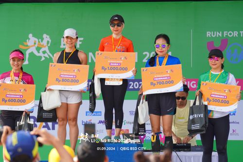 Race photo from BAF LIONS RUN 2024