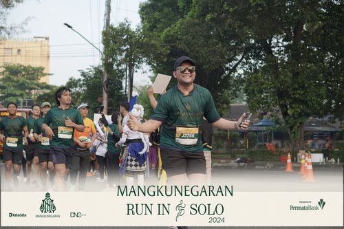 Race photo from Mangkunegaran Run 2024