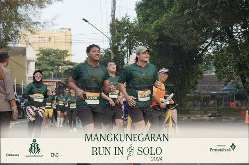 Race photo from Mangkunegaran Run 2024