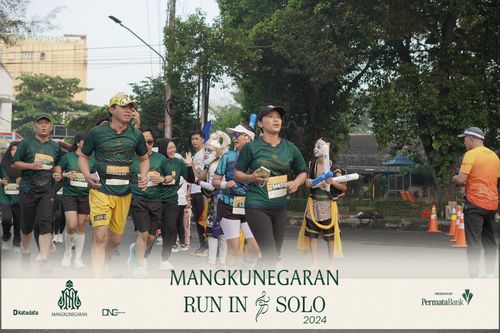 Race photo from Mangkunegaran Run 2024
