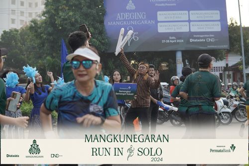 Race photo from Mangkunegaran Run 2024