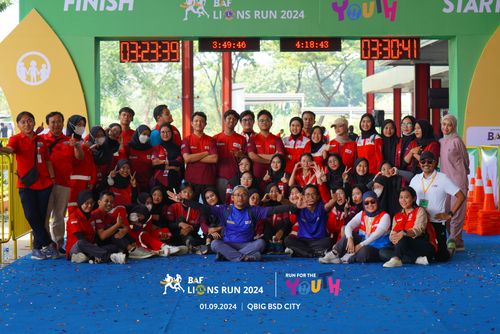 Race photo from BAF LIONS RUN 2024