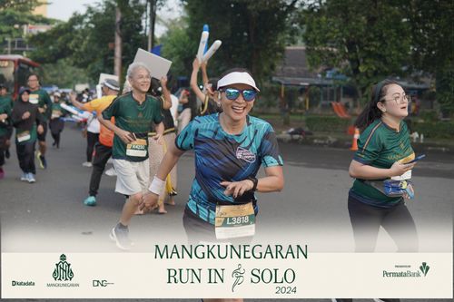 Race photo from Mangkunegaran Run 2024