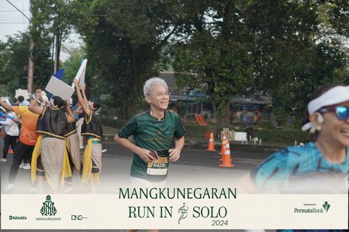 Race photo from Mangkunegaran Run 2024