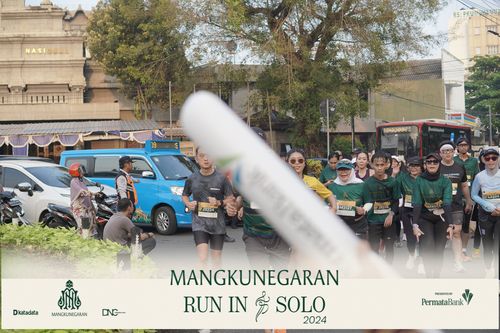 Race photo from Mangkunegaran Run 2024