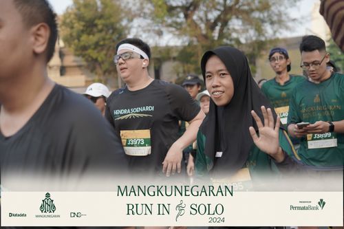 Race photo from Mangkunegaran Run 2024