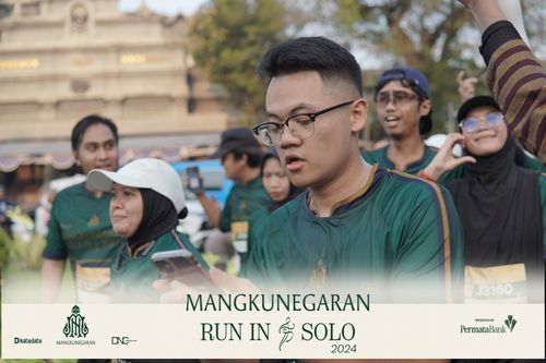 Race photo from Mangkunegaran Run 2024