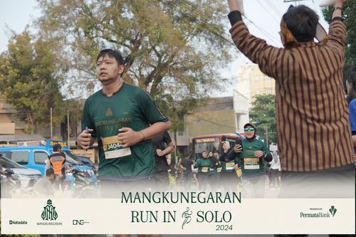 Race photo from Mangkunegaran Run 2024