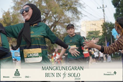 Race photo from Mangkunegaran Run 2024