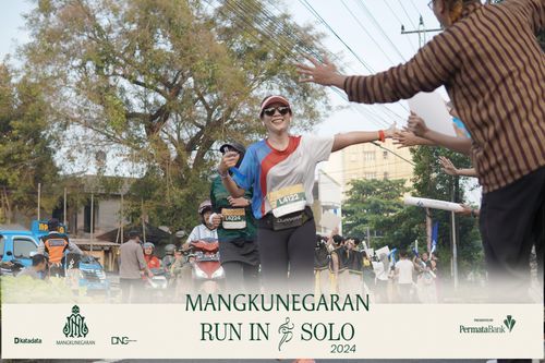 Race photo from Mangkunegaran Run 2024