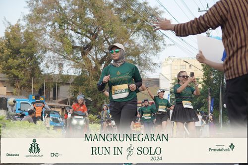 Race photo from Mangkunegaran Run 2024