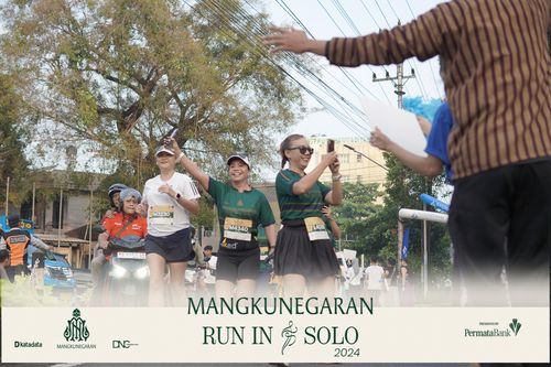 Race photo from Mangkunegaran Run 2024