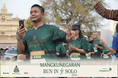 Race photo from Mangkunegaran Run 2024