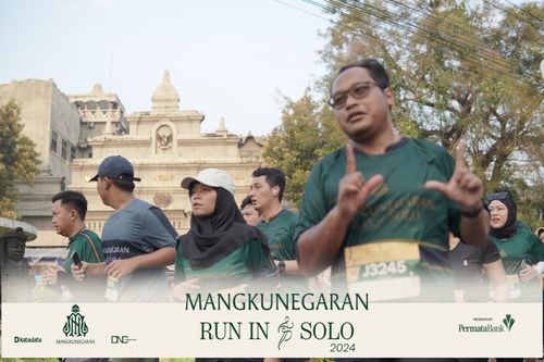 Race photo from Mangkunegaran Run 2024