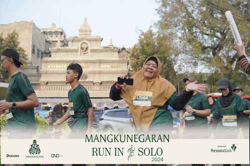 Race photo from Mangkunegaran Run 2024