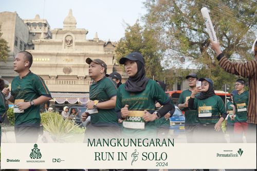 Race photo from Mangkunegaran Run 2024