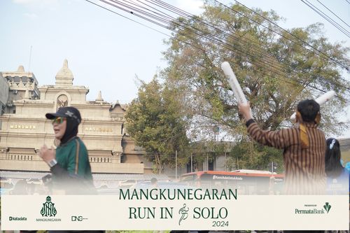 Race photo from Mangkunegaran Run 2024