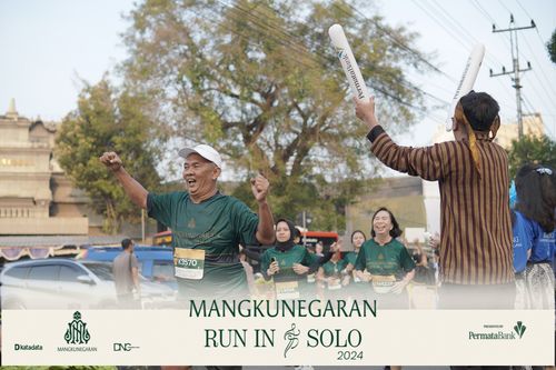 Race photo from Mangkunegaran Run 2024