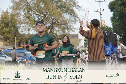 Race photo from Mangkunegaran Run 2024