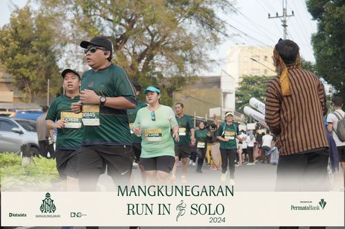 Race photo from Mangkunegaran Run 2024