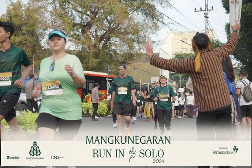 Race photo from Mangkunegaran Run 2024