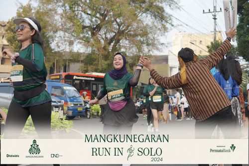 Race photo from Mangkunegaran Run 2024