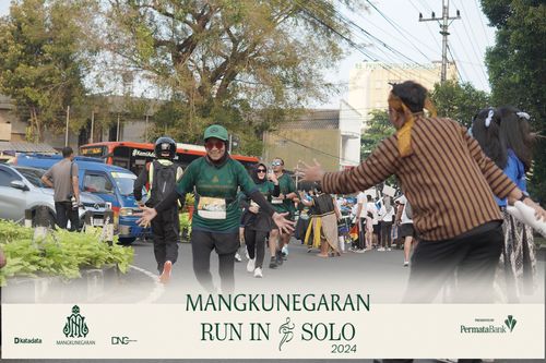Race photo from Mangkunegaran Run 2024