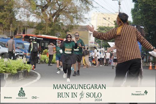 Race photo from Mangkunegaran Run 2024