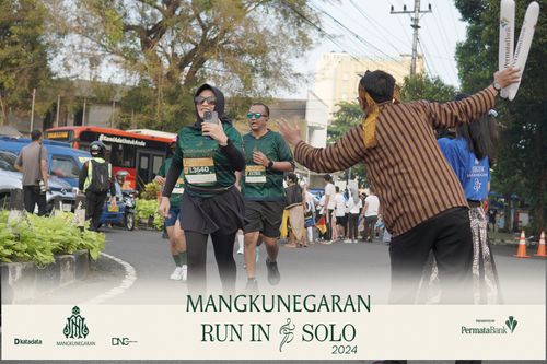 Race photo from Mangkunegaran Run 2024