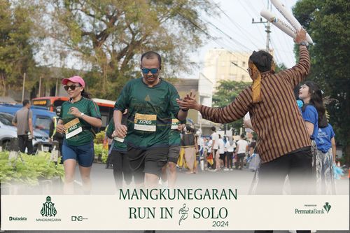 Race photo from Mangkunegaran Run 2024