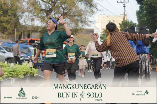 Race photo from Mangkunegaran Run 2024