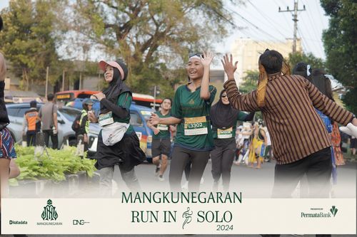 Race photo from Mangkunegaran Run 2024