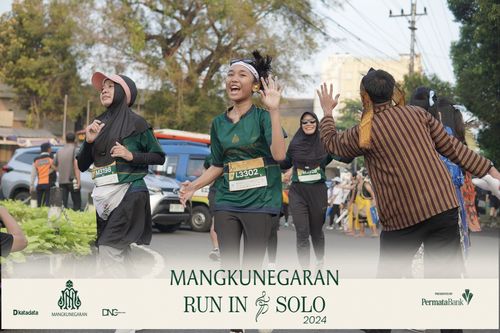 Race photo from Mangkunegaran Run 2024