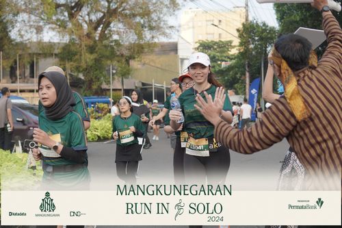 Race photo from Mangkunegaran Run 2024