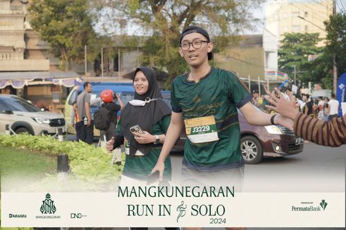 Race photo from Mangkunegaran Run 2024