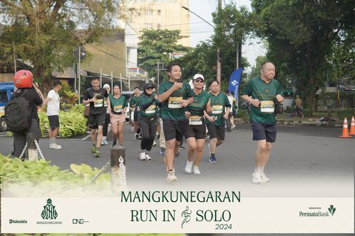 Race photo from Mangkunegaran Run 2024