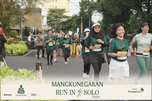 Race photo from Mangkunegaran Run 2024