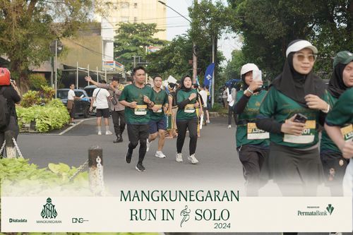 Race photo from Mangkunegaran Run 2024